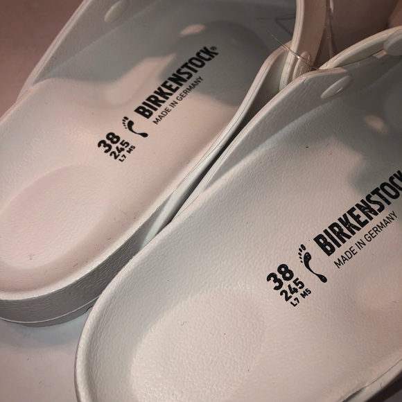 New Birkenstock x Free People White Boston EVA Clogs Sandals Shoes sz 7/38 - Picture 6 of 8